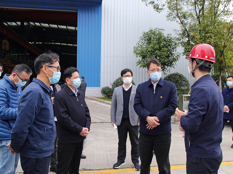 2020年3月，宁德市委书记郭锡文一行莅临福建宏旺考察、调研