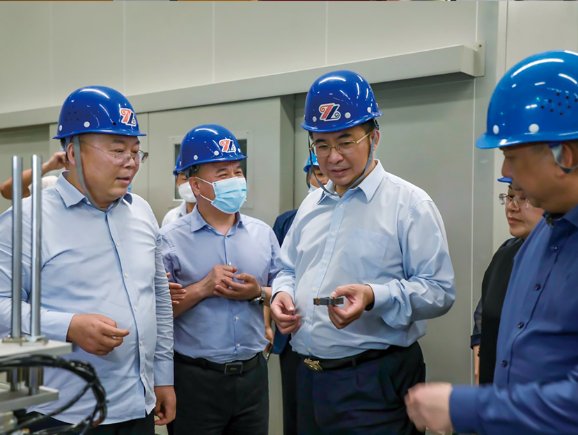 2022年5月，湖南省娄底市委书记邹文辉一行莅临宏旺集团考察调研