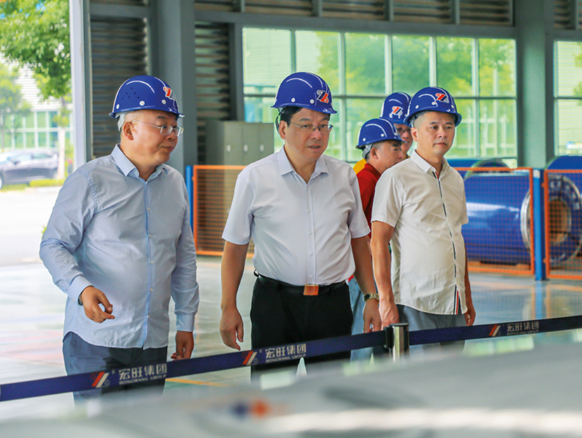 2020年8月，湖南省政协副主席、省工商联主席张健一行莅临肇庆宏旺考察调研