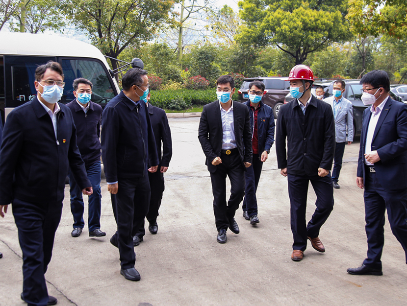 2020年4月，原财政部副部长余蔚平一行莅临福建宏旺调研